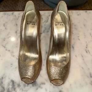 Stuart Weitzman Glitter Heels 7.5